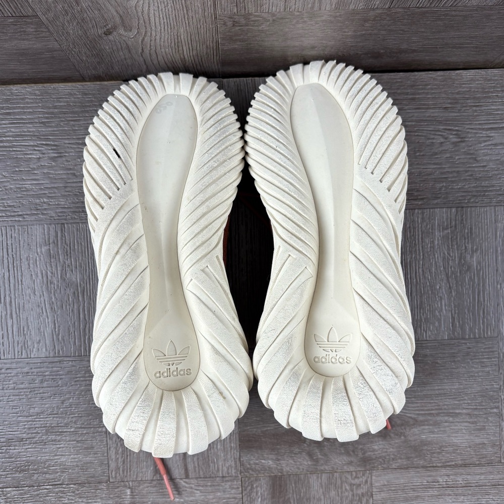 Adidas Women’s Tubular Doom Sock Running Shoe Size 6.5 Raw Pink Knit Material - Picture 15 of 16